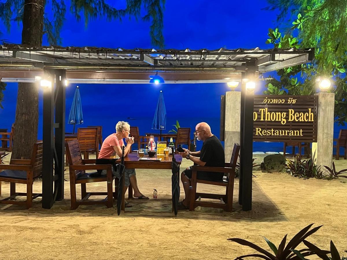 Ao Thong beach Bungalows Bang Sak Exterior foto
